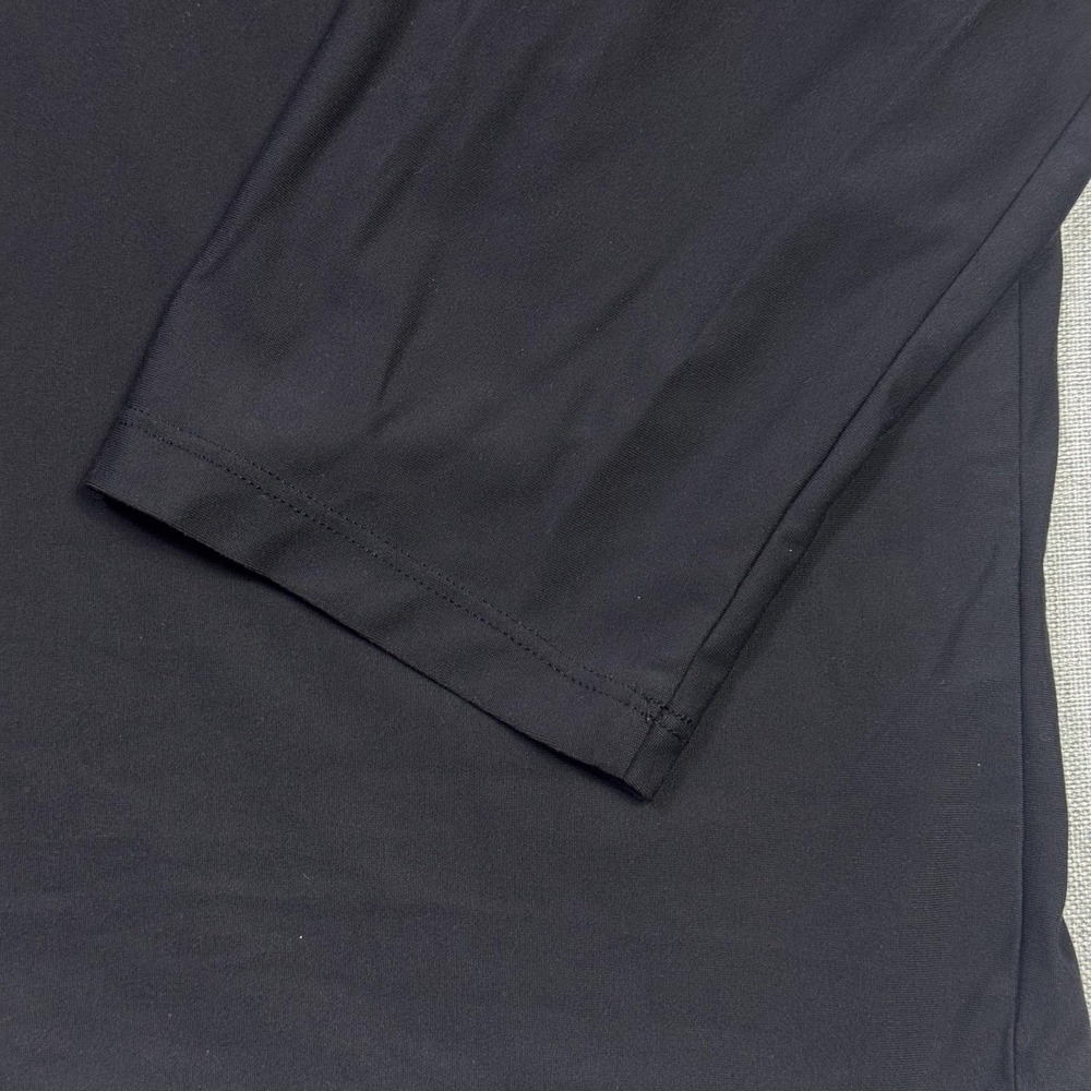 Lululemon T-Shirt Mens 2XL Black Long Sleeve Scoop Neck Activewear Moisture - Picture 7 of 8